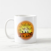 Die Sonne salutieren Kaffeetasse (Links)