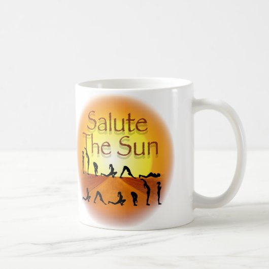 Die Sonne salutieren Kaffeetasse (Rechts)