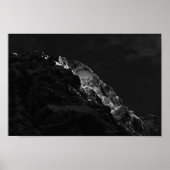 Die Sonne scheint auf den Bergen Poster (Vorne)