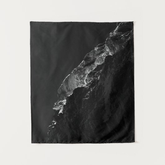 Die Sonne scheint auf den Bergen Wandteppich (Vorderseite)