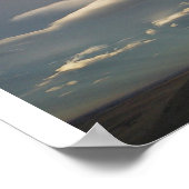 Die Sonne scheint durch Poster (Ecke)