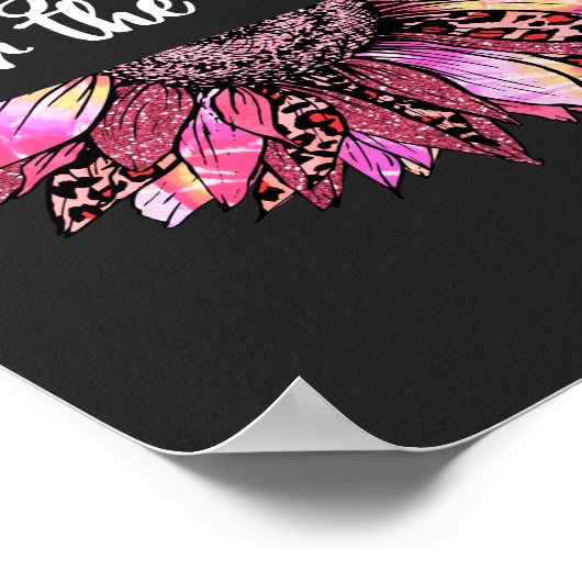 Die Sonne scheint immer Poster (Ecke)