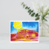 Die Sonne scheint nicht nur für dich Postkarte (Stehend Vorderseite)