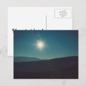 Die Sonne scheint Postkarte (Vorne/Hinten)