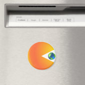 Die Sonne schluckt die Erde Magnet (In Situ (Geschirrspüler))
