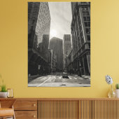 Die Sonne steigt über der Stadt Leinwanddruck (Insitu (Wohnzimmer))