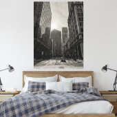 Die Sonne steigt über der Stadt Leinwanddruck (Insitu (Schlafzimmer))