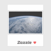 Die Sonne strahlt auf dem Südpazifik. Aufkleber (Blatt)