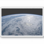 Die Sonne strahlt auf dem Südpazifik. Aufkleber (Vorderseite)