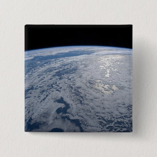 Die Sonne strahlt auf dem Südpazifik. Button (Vorderseite)