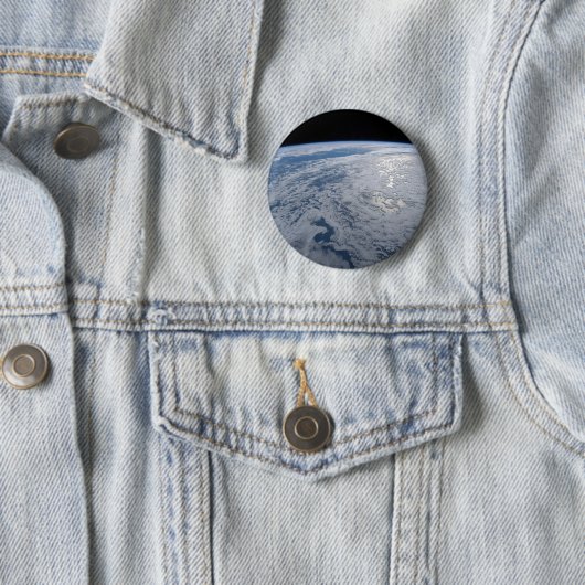 Die Sonne strahlt auf dem Südpazifik. Button (Beispiel)