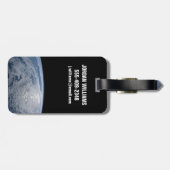 Die Sonne strahlt auf dem Südpazifik. Gepäckanhänger (Rückseite horizontal)