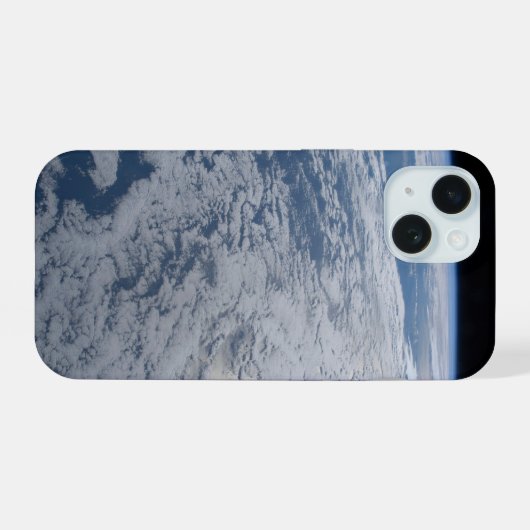 Die Sonne strahlt auf dem Südpazifik. iPhone 15 Hülle (Rückseite (Horizontal))