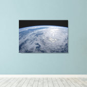 Die Sonne strahlt auf dem Südpazifik. Leinwanddruck (Insitu (Holzboden))