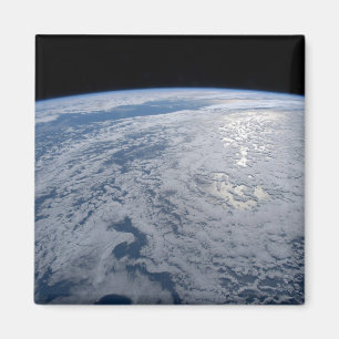 Die Sonne strahlt auf dem Südpazifik. Magnet