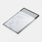 Die Sonne strahlt auf dem Südpazifik. Post-it Klebezettel (angewinkelt)