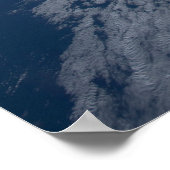 Die Sonne strahlt auf dem Südpazifik. Poster (Ecke)