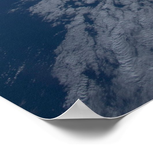 Die Sonne strahlt auf dem Südpazifik. Poster (Ecke)