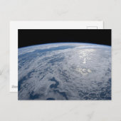 Die Sonne strahlt auf dem Südpazifik. Postkarte (Vorne/Hinten)