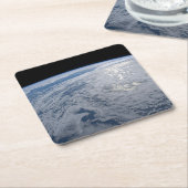 Die Sonne strahlt auf dem Südpazifik. Rechteckiger Pappuntersetzer (angewinkelt)