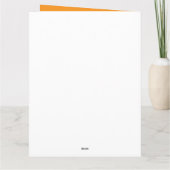 Die Sonne strahlt wie die Sonne Karte (Rückseite)