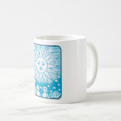 Die Sonne - Tarot der Automaten der 60er Jahre Kaffeetasse (VorderseiteRechts)
