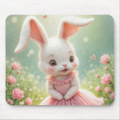 Die Sonne trägt ein rosa Kleid Mousepad (Vorne)