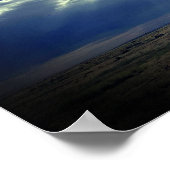 Die Sonne über der Prärie Poster (Ecke)