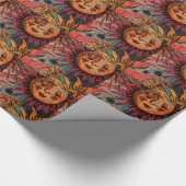 Die Sonne und der Mond Geschenkpapier (Ecke)