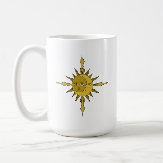 Die Sonne und der Mond Kaffeetasse (Links)