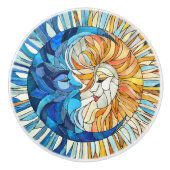 Die Sonne und der Mond Keramikknauf (Vorderseite)