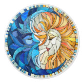 Die Sonne und der Mond Keramikknauf (Vorderseite)