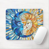 Die Sonne und der Mond Mousepad (Mit Mouse)
