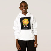 Die Sonne und die Sterne im Weltraum Hoodie (Vorne ganz)