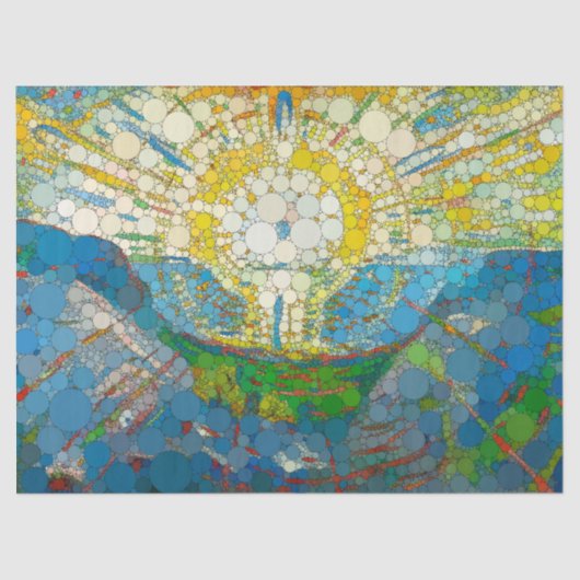 Die Sonne, Unendlichkeit kommt nach William Morris Seidenpapier (Vorderseite)