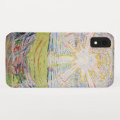 Die Sonne von Edvard Munch Case-Mate iPhone Hülle (Rückseite (Horizontal))