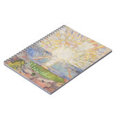 Die Sonne von Edvard Munch Notizblock (Linke Seite)