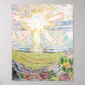 Die Sonne von Edvard Munch Poster (Vorne)