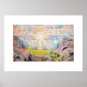 Die Sonne von Edvard Munch Poster (Vorne)
