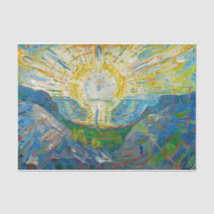 Die Sonne von Edvard Munch Seidenpapier