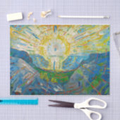 Die Sonne von Edvard Munch Seidenpapier (Handwerk)