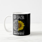 Die Sonne wird aufgehen und wir werden es wieder v Kaffeetasse (Links)