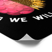 Die Sonne wird aufgehen und wir werden versuchen - Poster (Ecke)