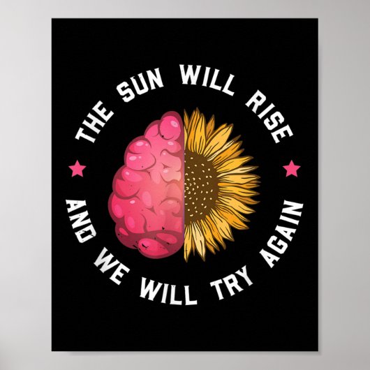 Die Sonne wird aufgehen und wir werden versuchen - Poster (Vorne)