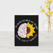 Die Sonne wird aufsteigen und wir werden versuchen Karte (Gelbe Blume)