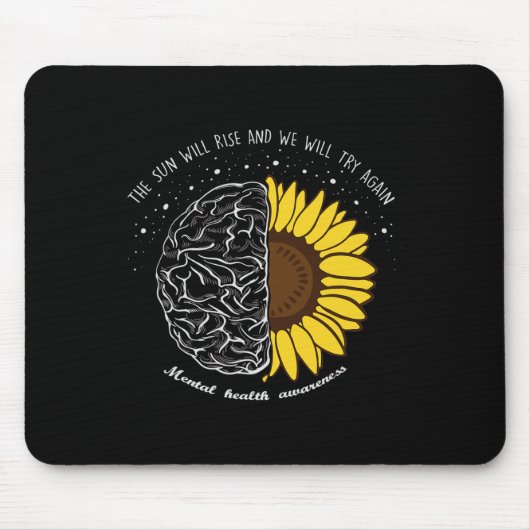 Die Sonne wird aufsteigen und wir werden versuchen Mousepad (Vorne)