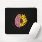 Die Sonne wird das Bewusstsein für psychische Gesu Mousepad (Mit Mouse)