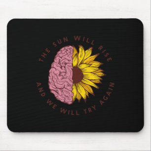 Die Sonne wird das Bewusstsein für psychische Gesu Mousepad
