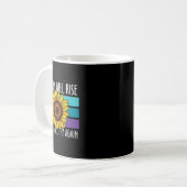 Die Sonne wird die Suizidprävention durch Sonnenbl Kaffeetasse (Vorderseite Links)