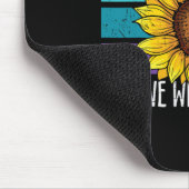 Die Sonne wird die Suizidprävention durch Sonnenbl Mousepad (Ecke)